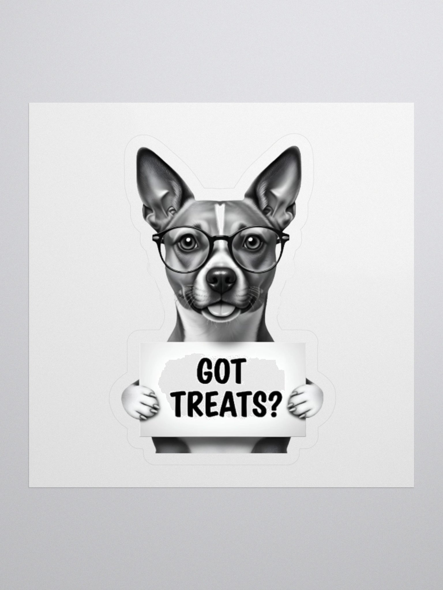 Got Treats Potcake Sticker product image (1)