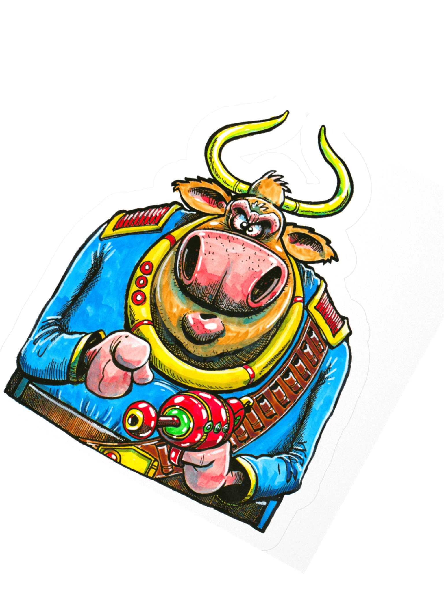 MAD COW Don't mooove sticker product image (4)