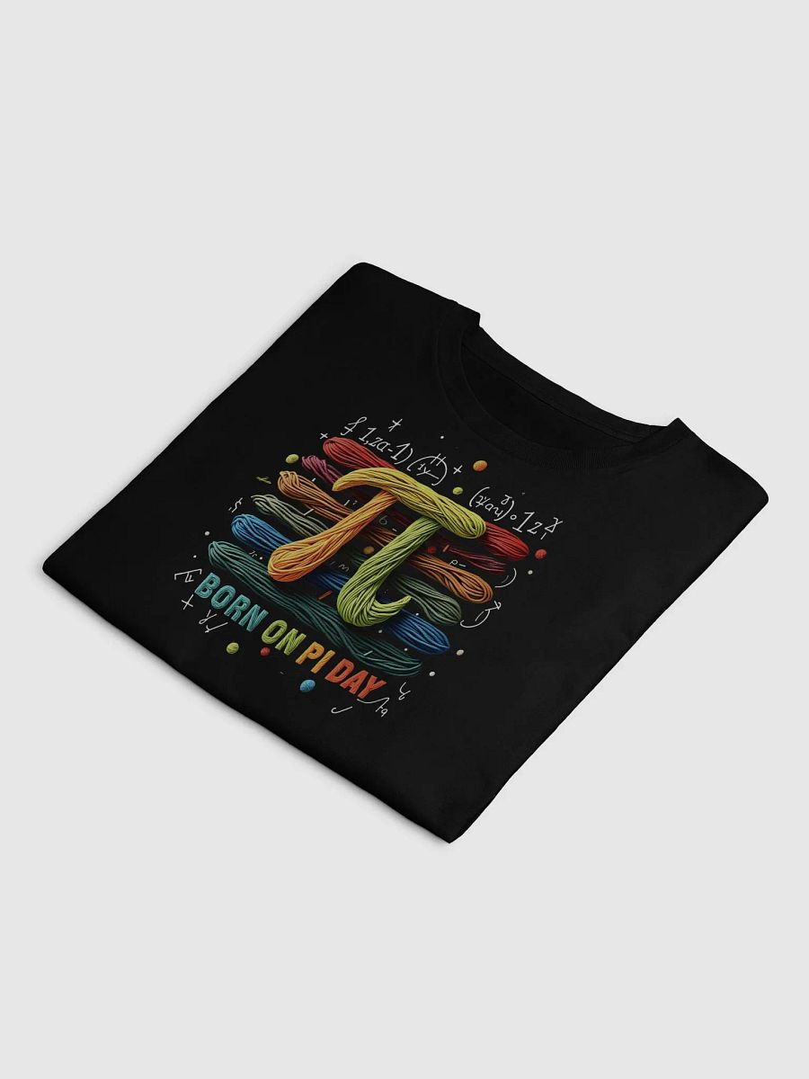 Born on Pi Day Crop Top - Colorful Yarn Art Math Design | Geek & Nerd Gift product image (7)