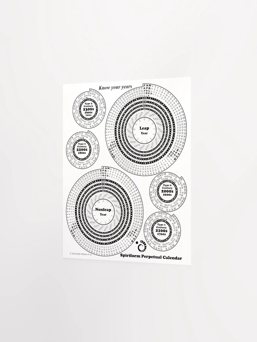 Spiriform Perpetual Calendar 8