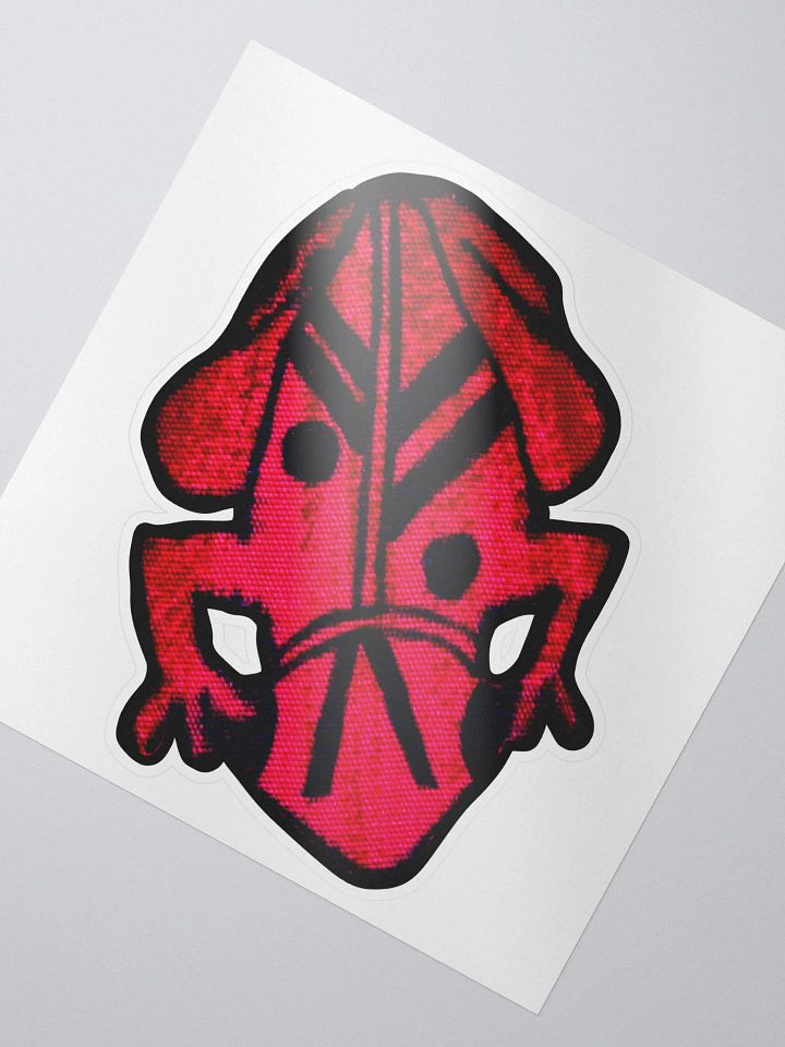 Big Frog Sticker in Cerise product image (2)