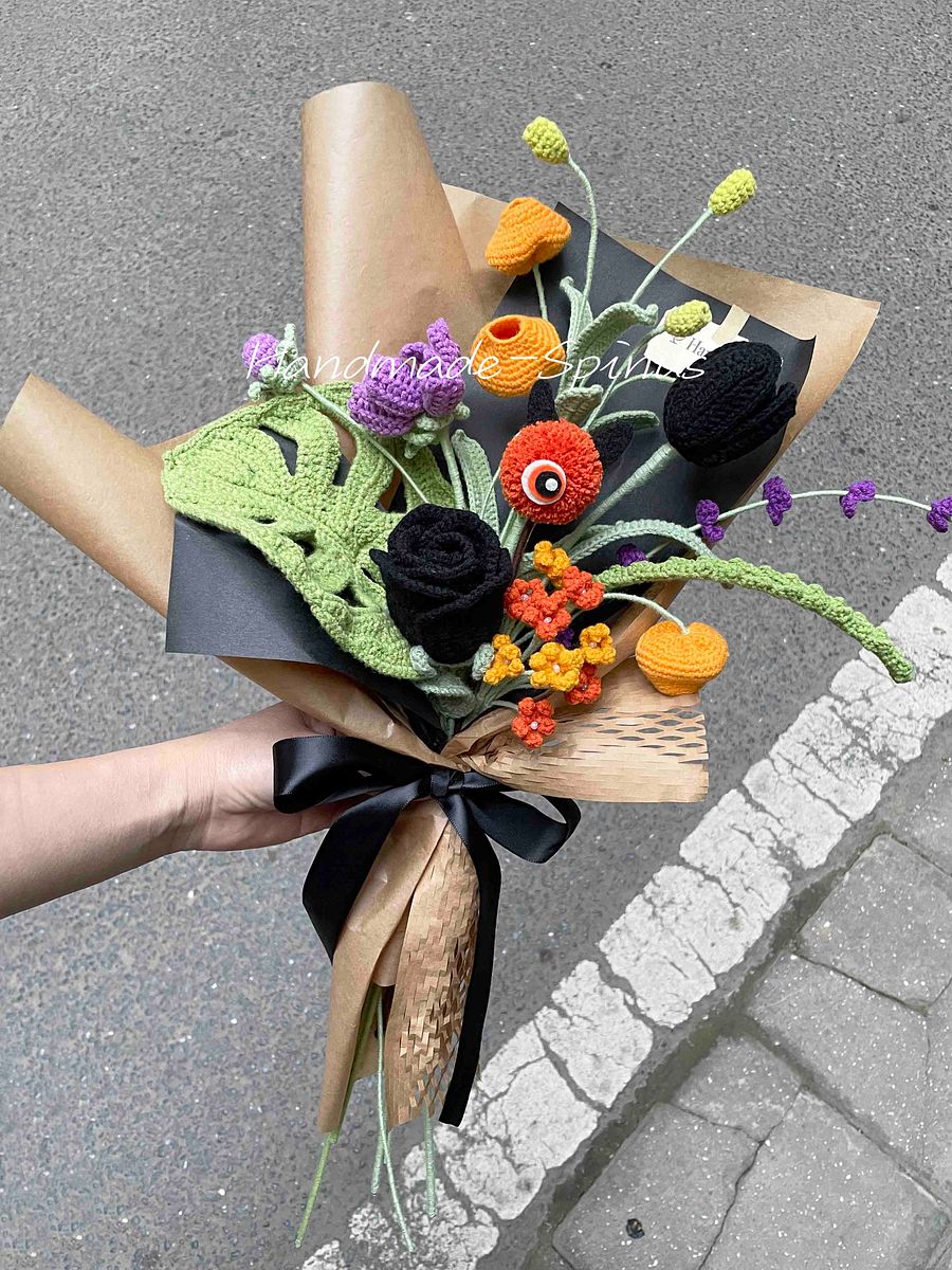 Halloween Little Monsters Crochet Knit Bouquet product image (2)