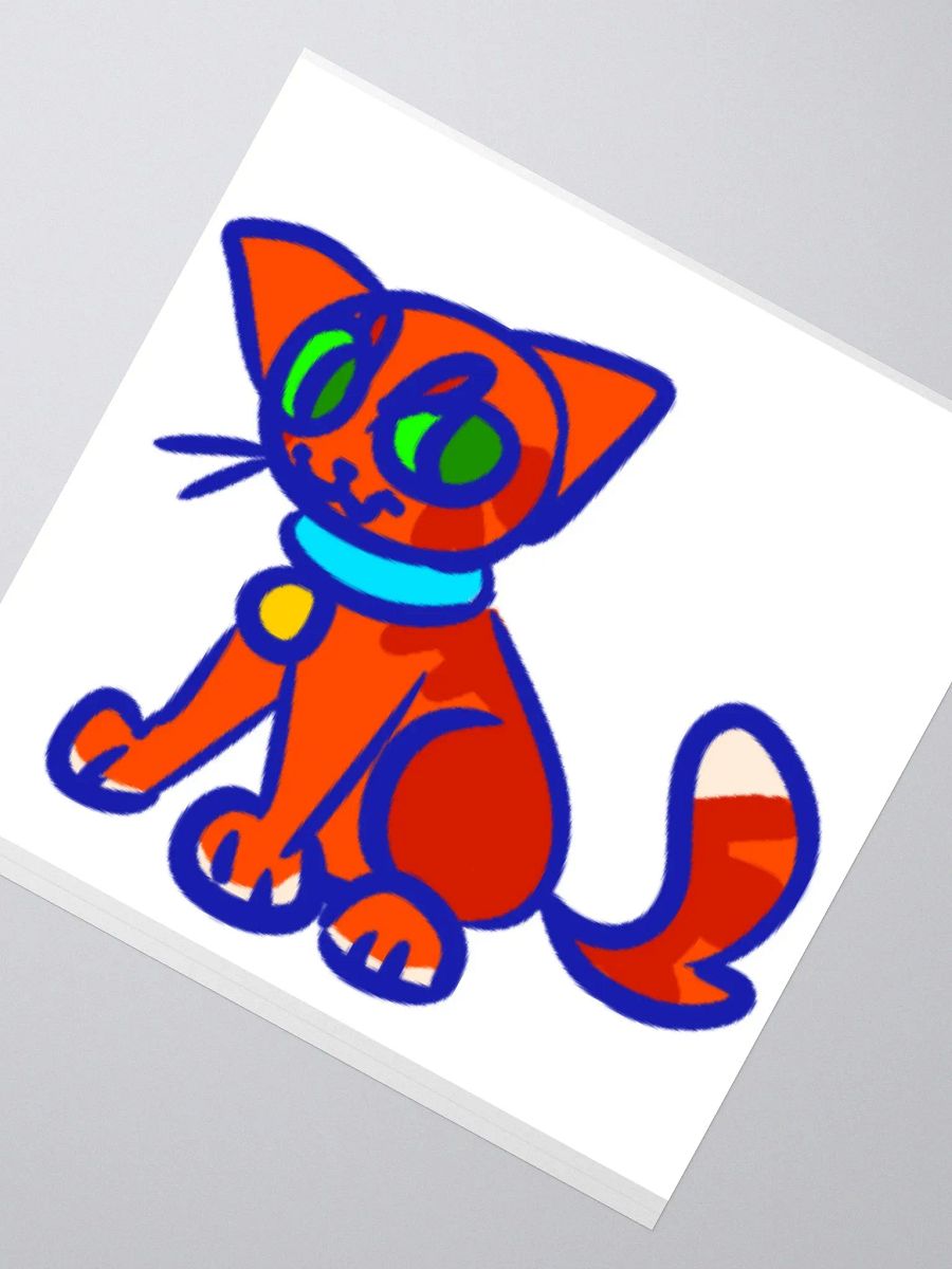 Rusty warrior cats sticker product image (4)