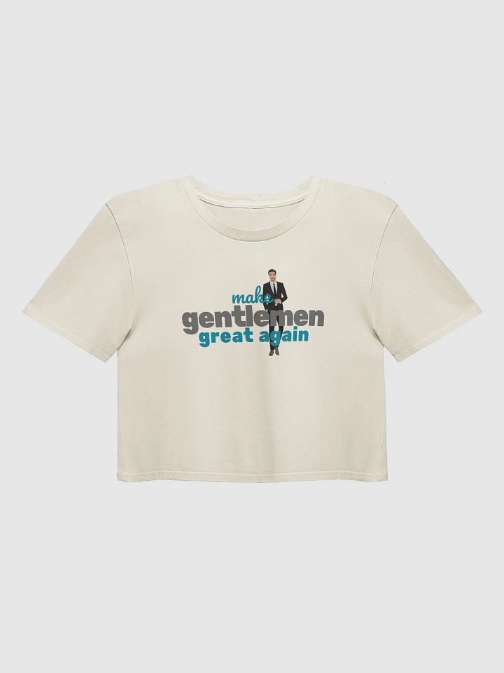 make gentlemen great again - premium CROP t-shirt product image (1)