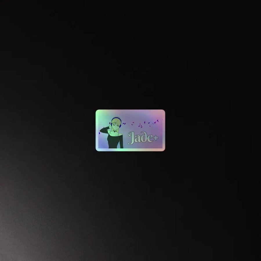 Pink Jade+ Holographic Sticker product image (2)