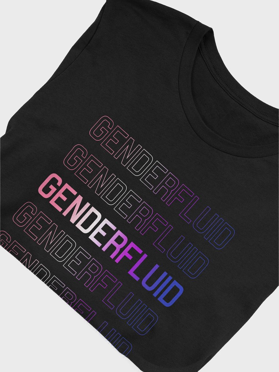 genderfluid outline t-shirt product image (5)