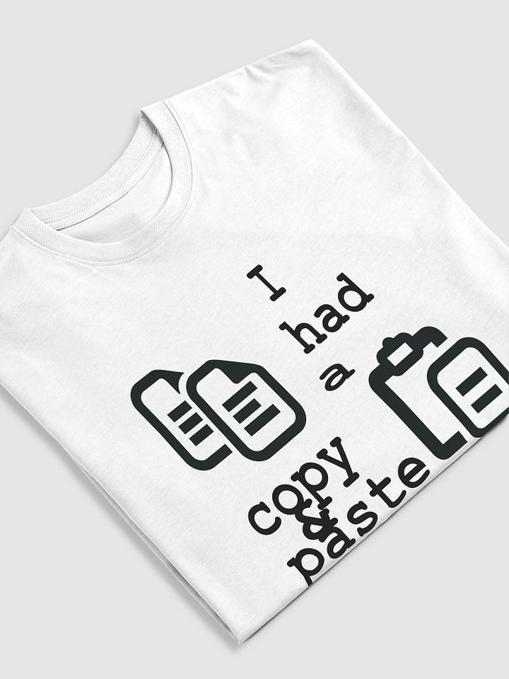 I Had A Copy & Paste Education - Black - Cotton Heritage Men's Premium Heavyweight Tee product image (1)