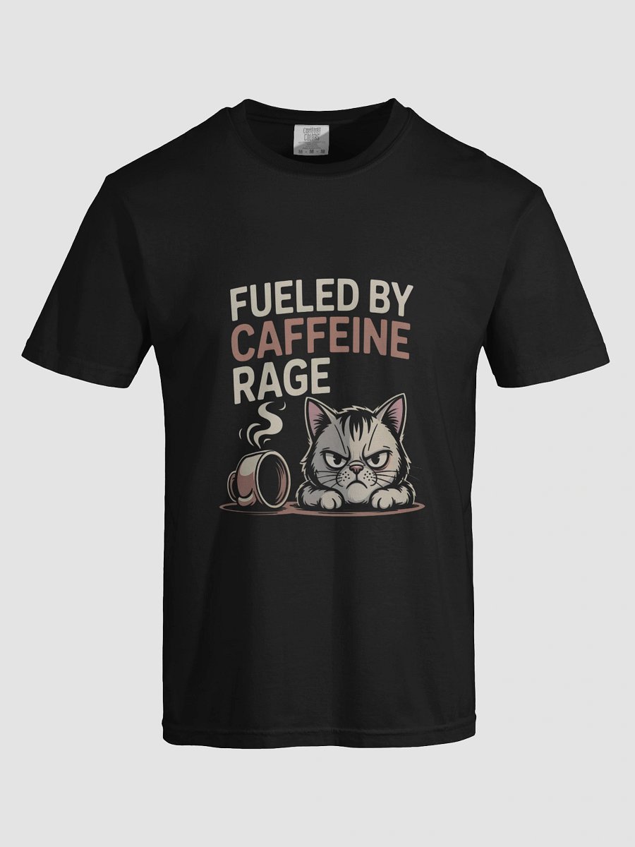Caffeine Rage Cat Graphic Tee product image (5)