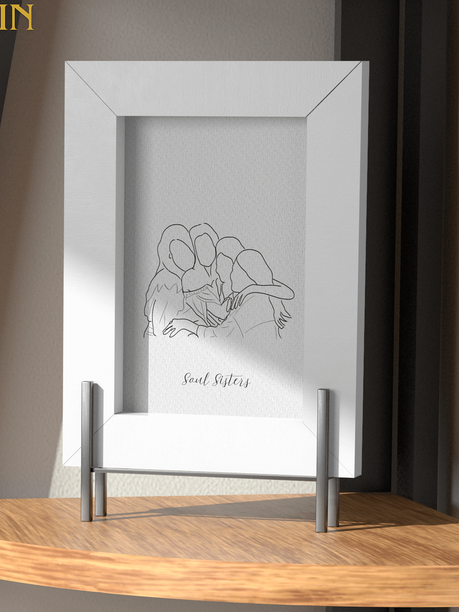 Custom line Art Portrait from Photo product image (3)