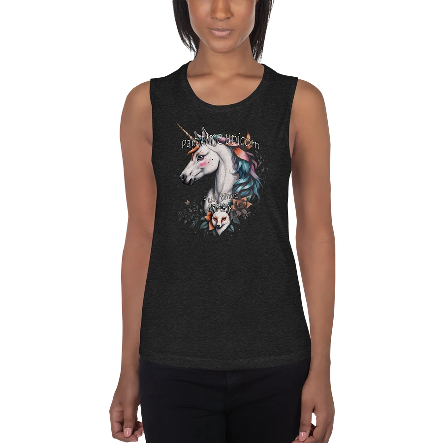 Part-Time Unicorn Full-Time Vixen Flowy Tank product image (1)