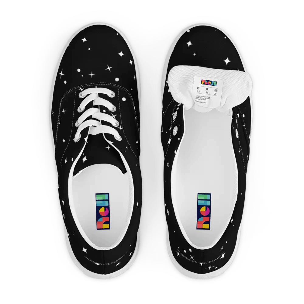 Starry Night Lace-Up Canvas Shoes product image (6)