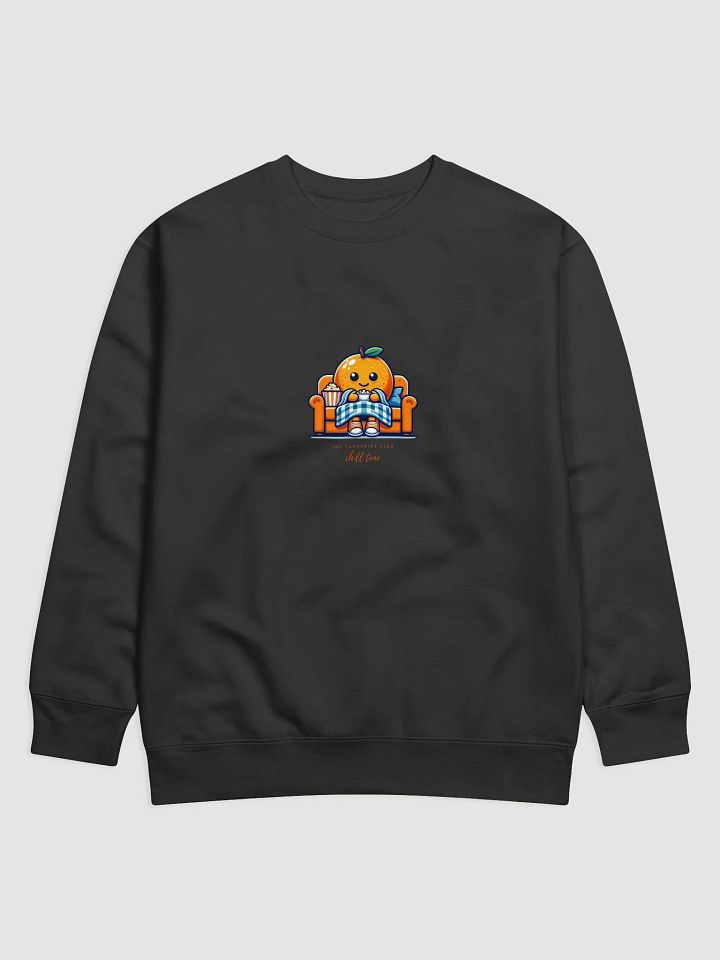 Surfer Tangerine Cotton Premium Sweatshirt product image (1)