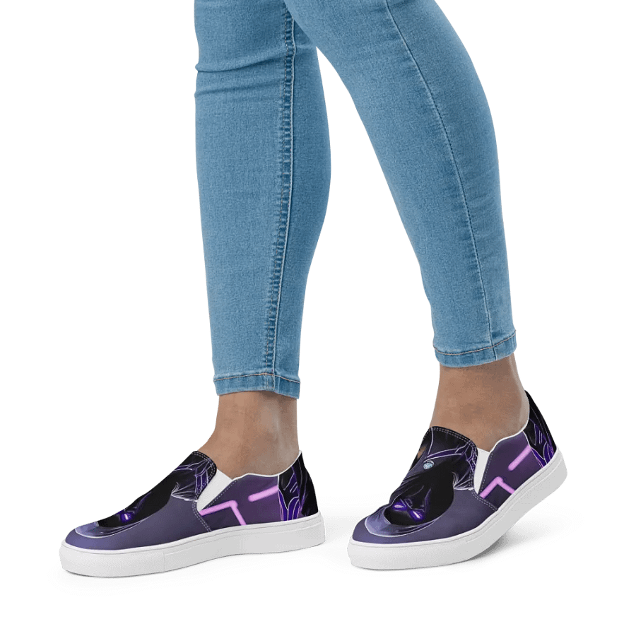 Neon Glow Women's Slip-On Canvas Shoes product image (6)