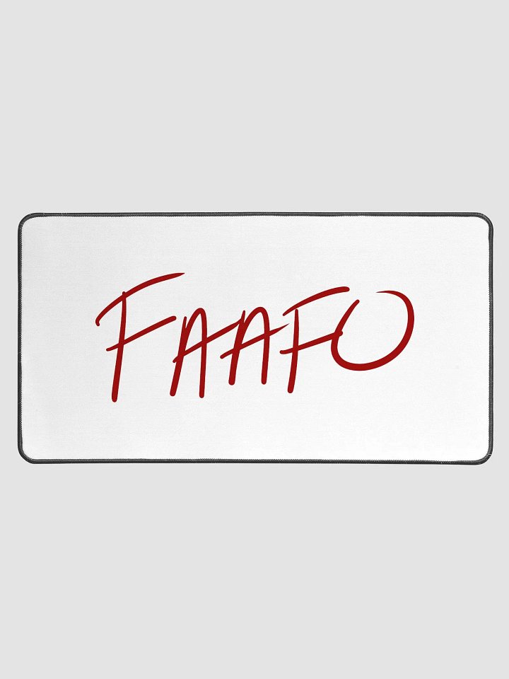 FAAFO Desk Mat product image (1)
