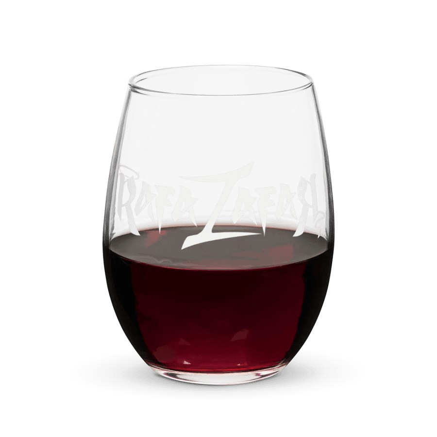 RafaZafar Logotext Stemless Wineglass (white) product image (5)