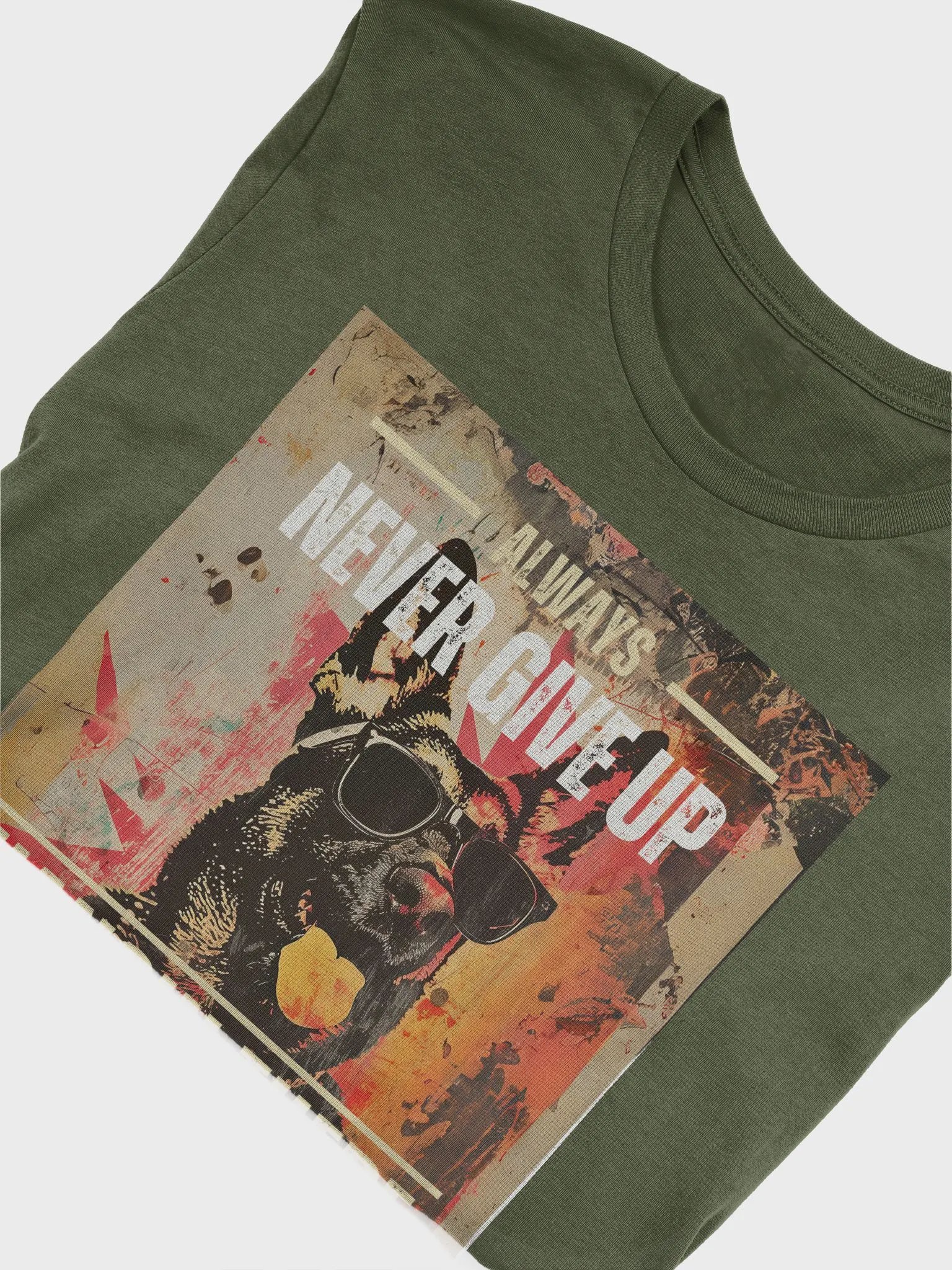Hangin There German Shepherd Regular Fit T-shirt product image (5)