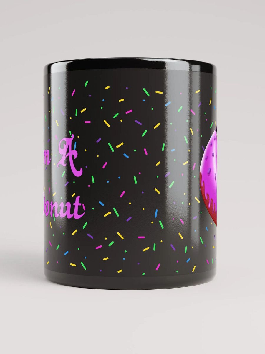 I'm A Donut Girl Black Mug product image (9)