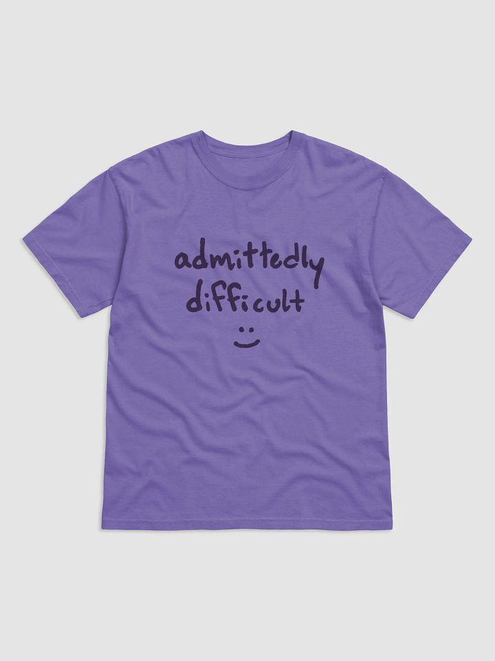 admittedly difficult (#332144) garment-dyed tee product image (1)