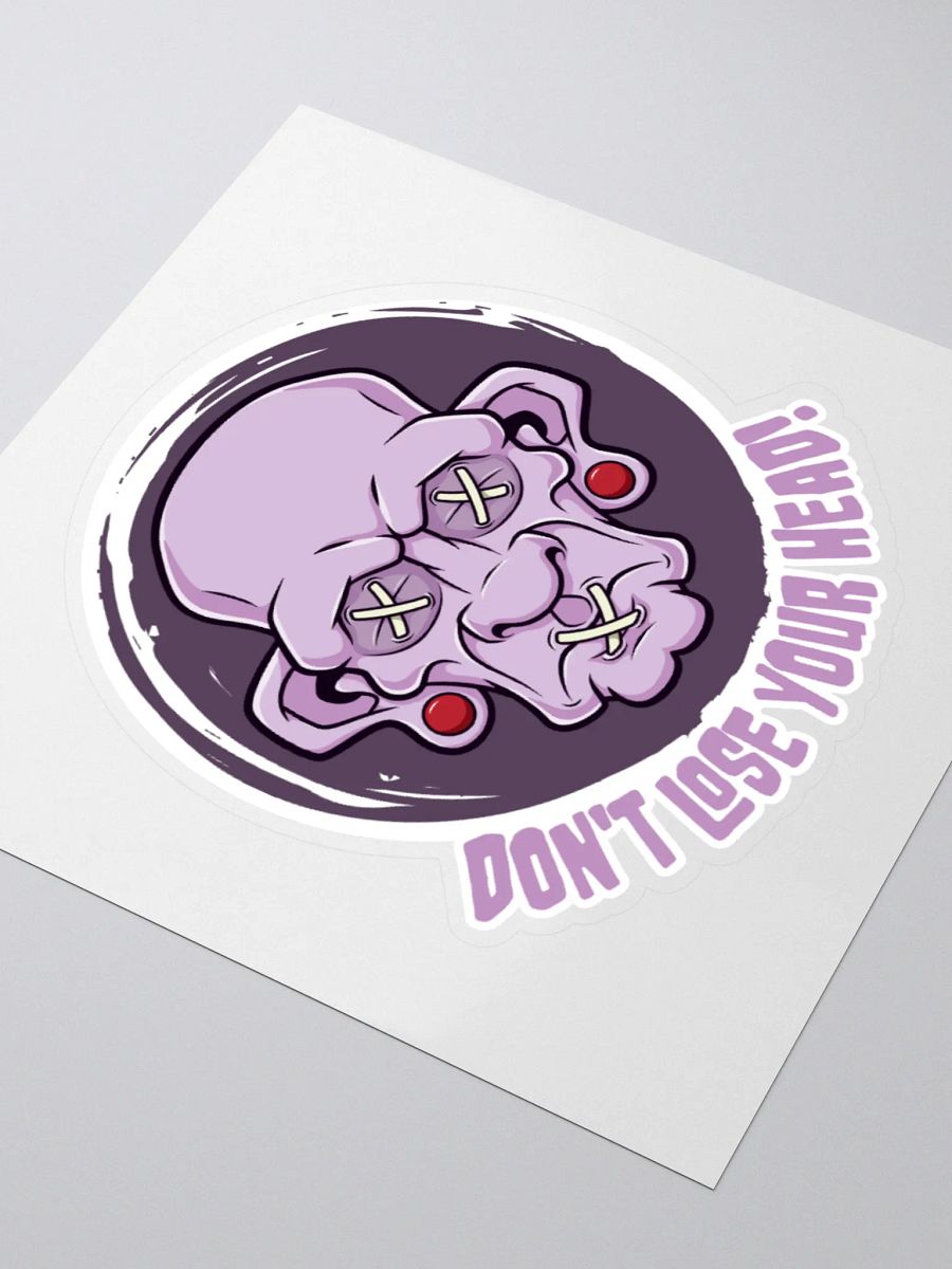 Don't Lose Your Head Retro Sticker product image (9)