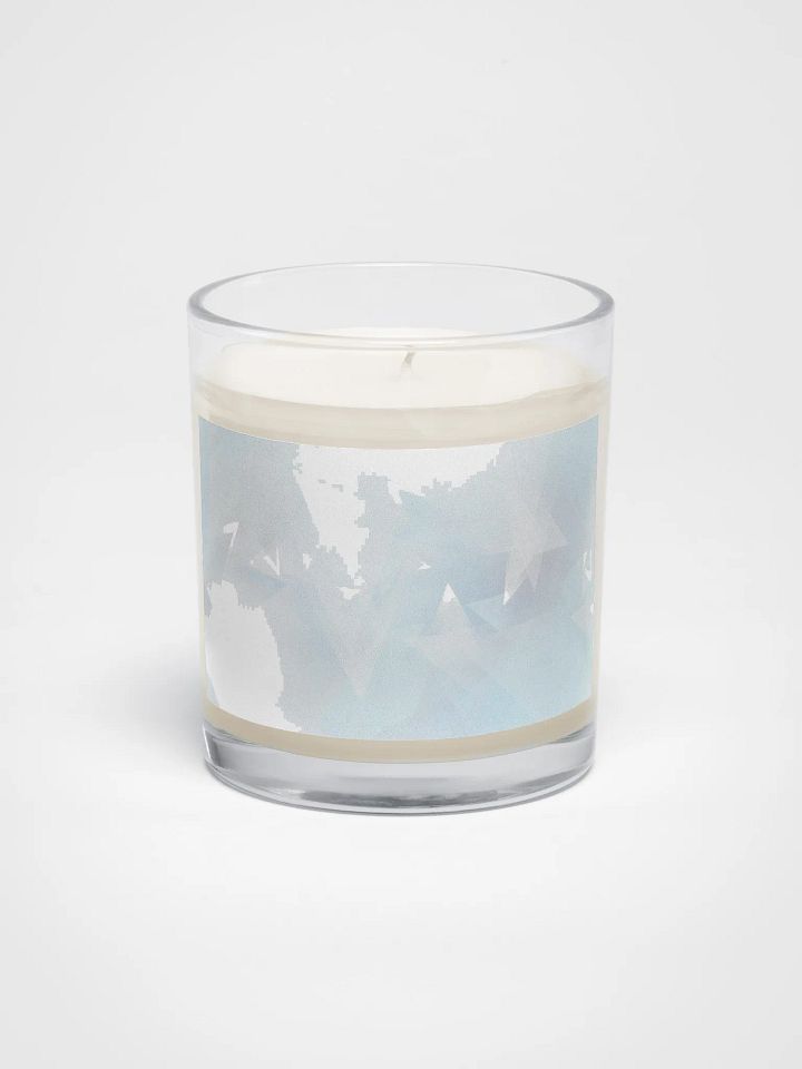 Pure Glow Soy Wax Candle – Clean Burn in a Clear Glass Jar product image (1)