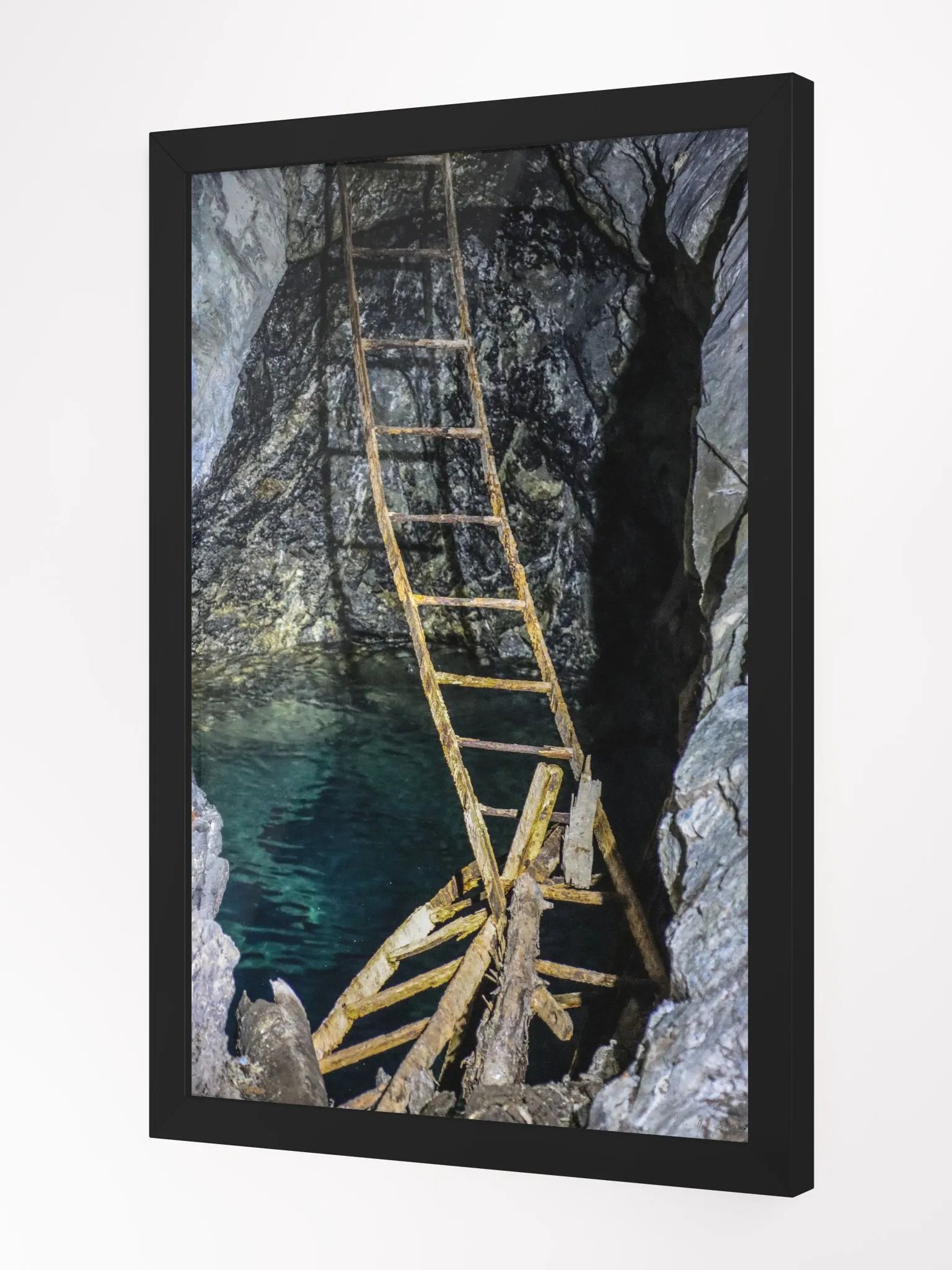 Print Fine Art - The Ladder to Depths - Mine de la Moria product image (3)