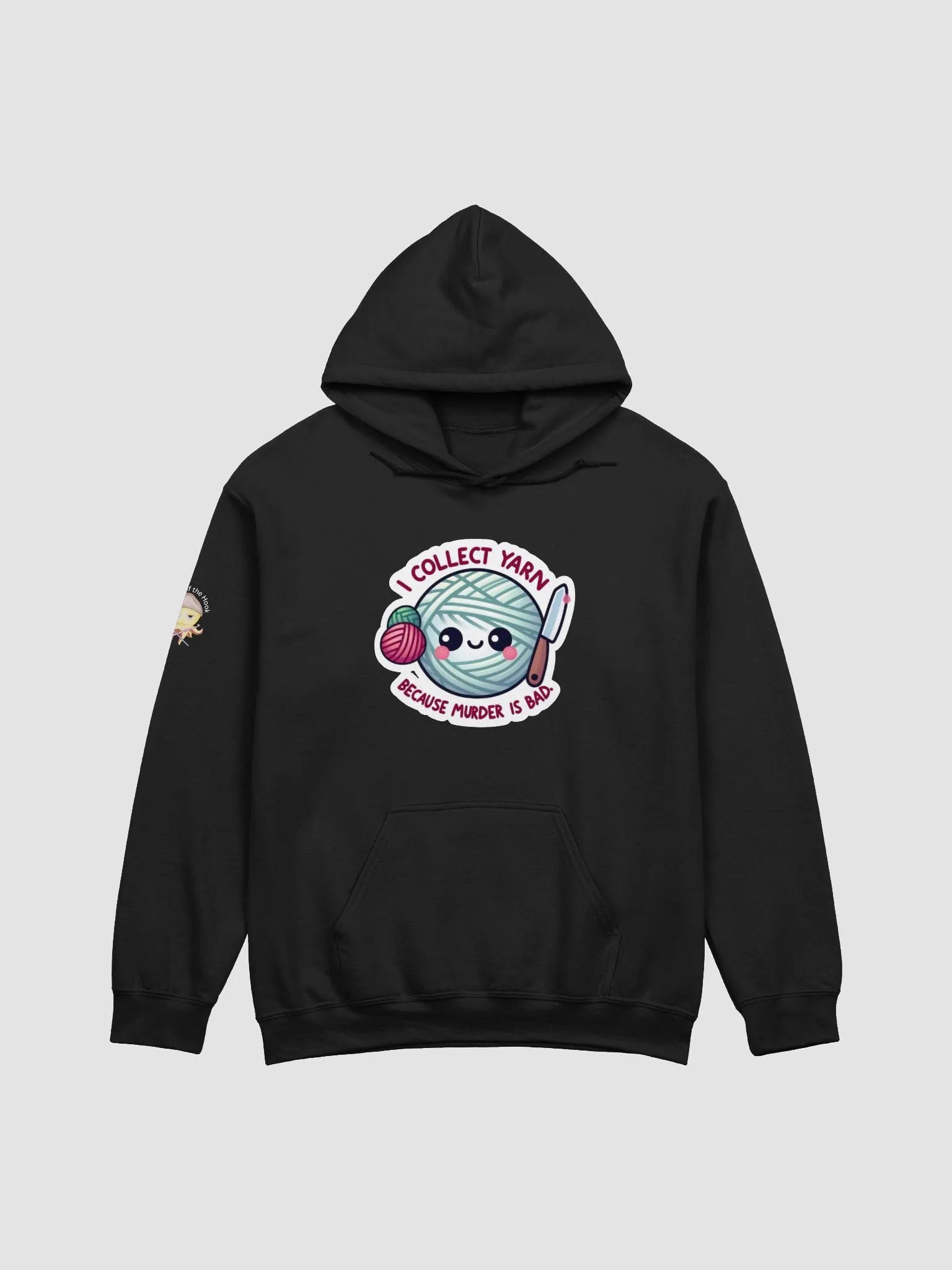 Murder-Free Yarn Lover Hoodie product image (2)