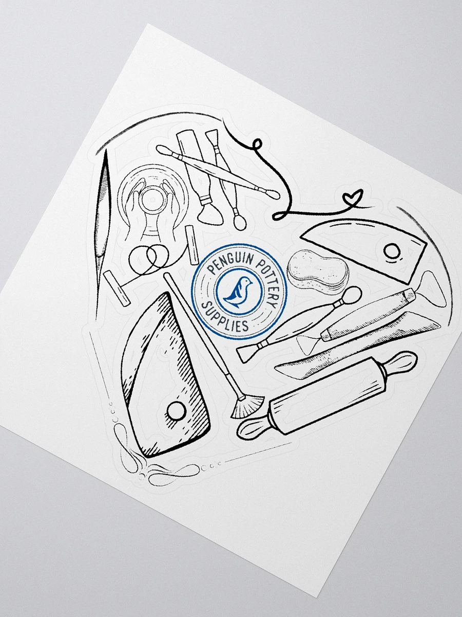 Penguin Pottery Love Sticker Limited Edition product image (2)