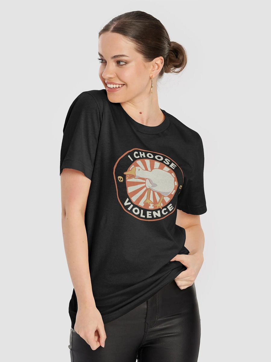 I Choose Violence Funny Goose T-Shirt product image (52)