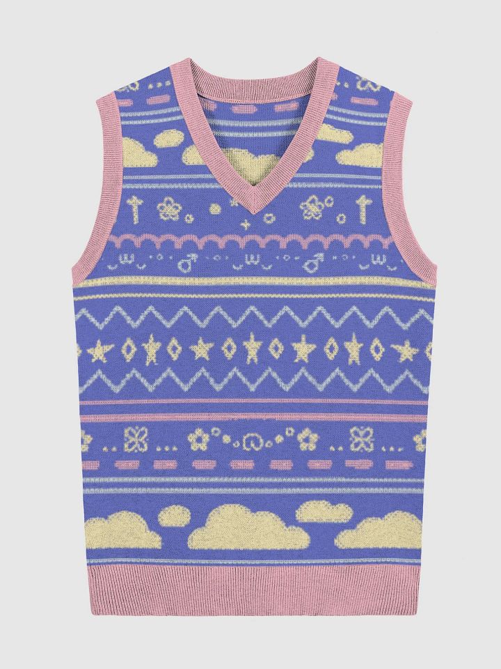 Cloudy Christmas Vest - Pastel product image (1)