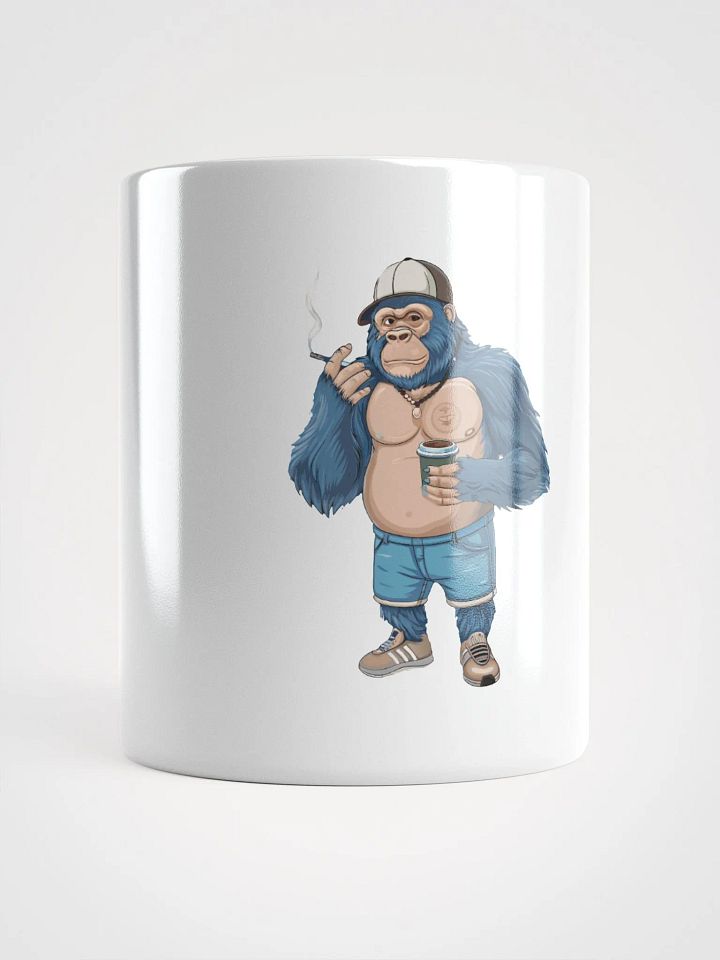 Blue Gorilla White Glossy Mug product image (1)