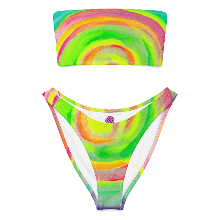 Watercolor Strapless Bikini product image (2)