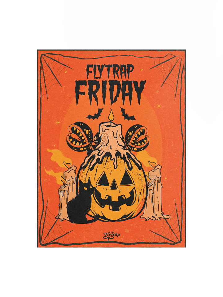 Flytrap Friday Pumpkin 12x16 Poster product image (1)