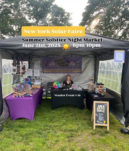 NYSF Summer Solstice Night Market☀️🎨🌙
June 21st 2025 - Vendor Event # 16

Wow another awesome event! Thank you @nysolarfaire ...