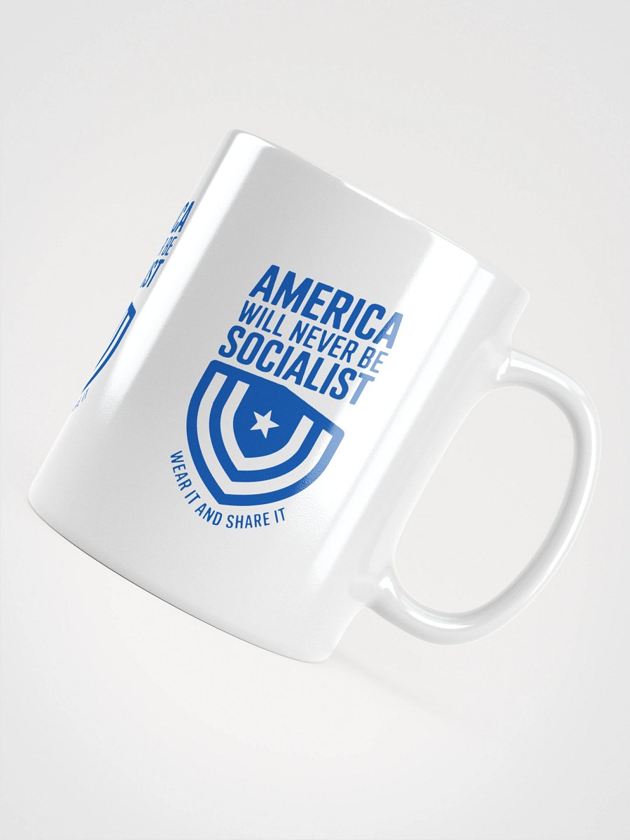 America will never be Socialist Mug - Blue Ink product image (4)