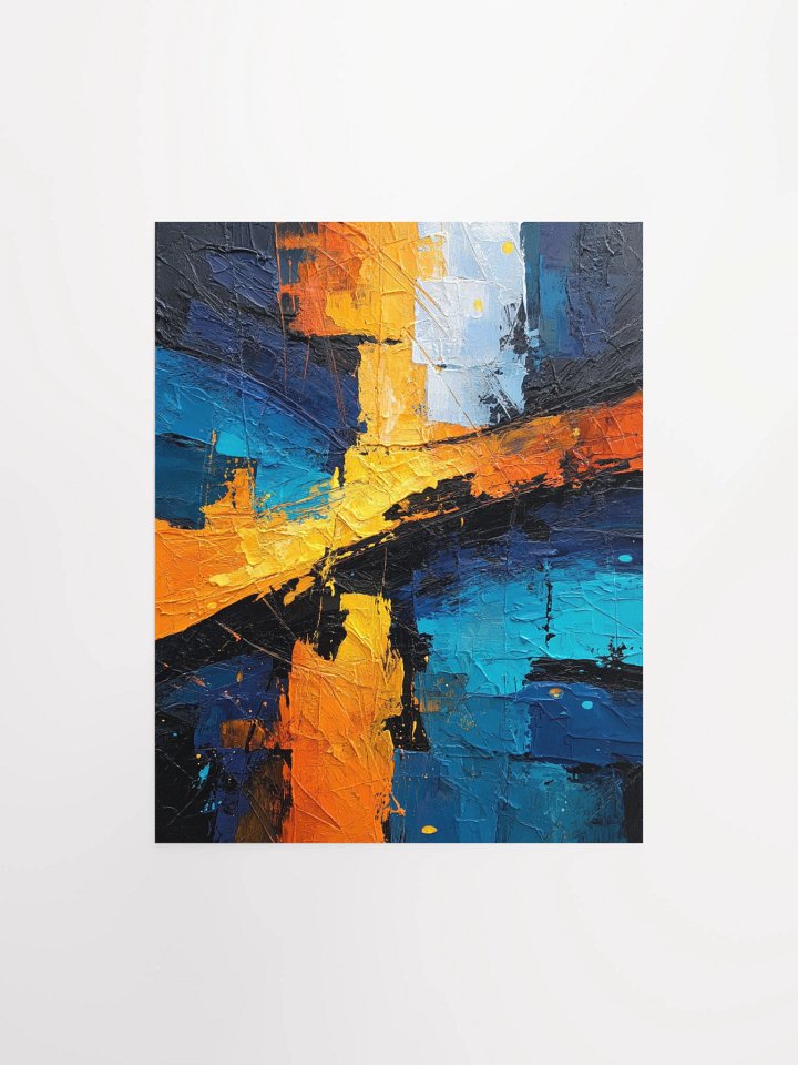 Textured Interplay Matte Unframed Wall Art Paper Canvas product image (2)