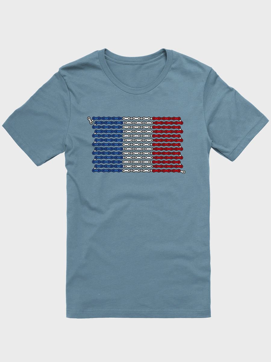 France Bike Chain Flag on Dark Color Supersoft Tee product image (1)