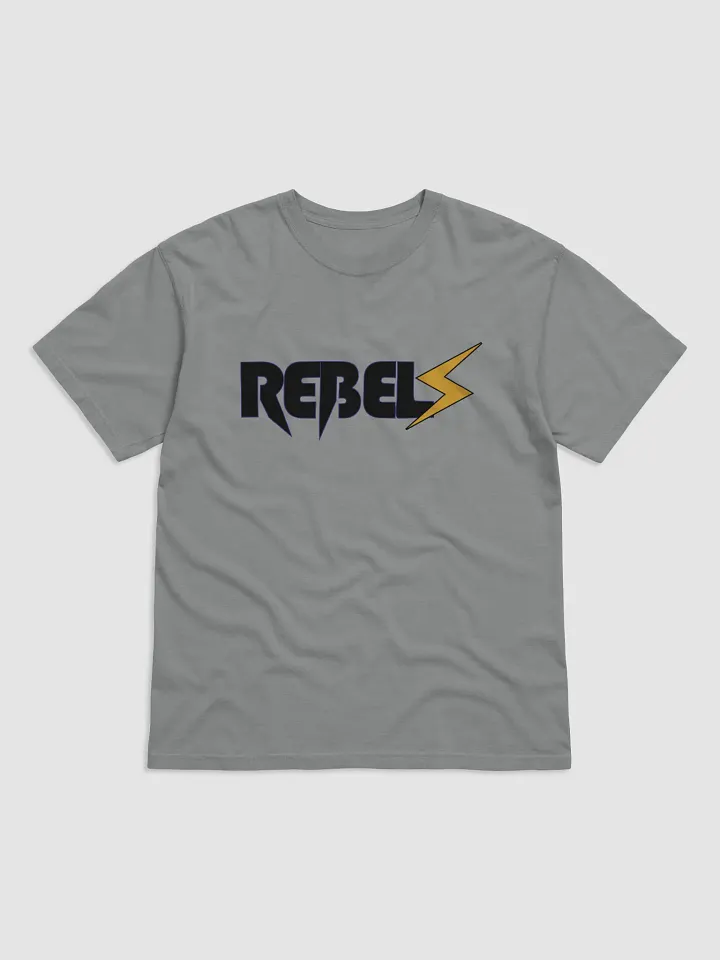 Rebels T-Shirt Light Gray | Black / Orange / Blue Outline product image (1)