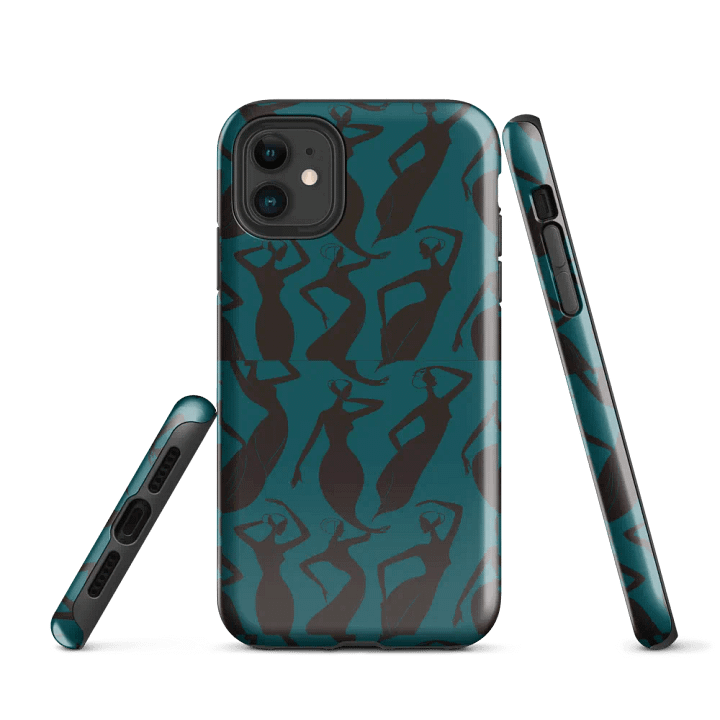 Abstract Female Silhouettes iPhone® Tough Case product image (1)