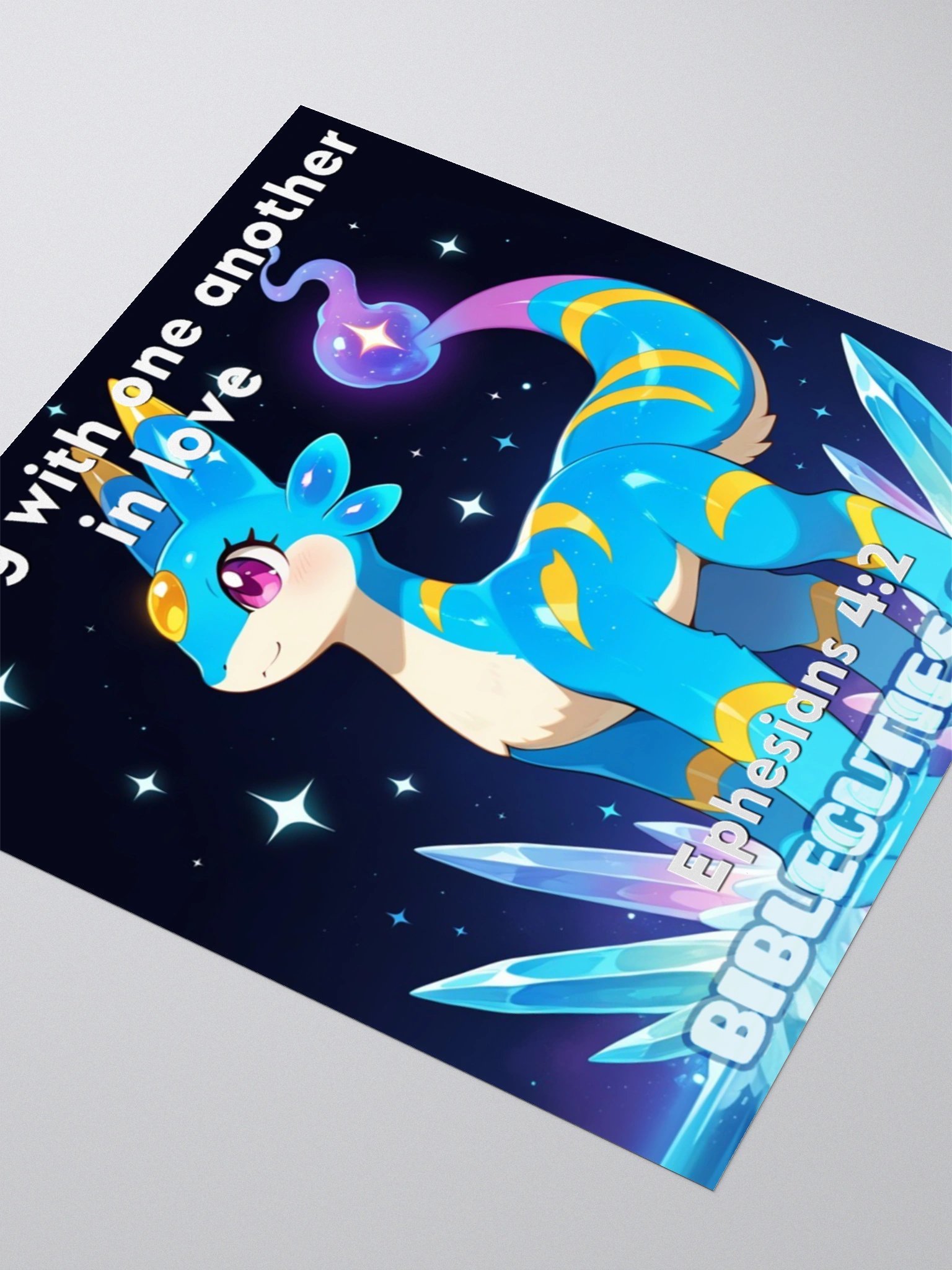 Bible Cuties Serena - Bearing with one another in love Sticker product image (5)