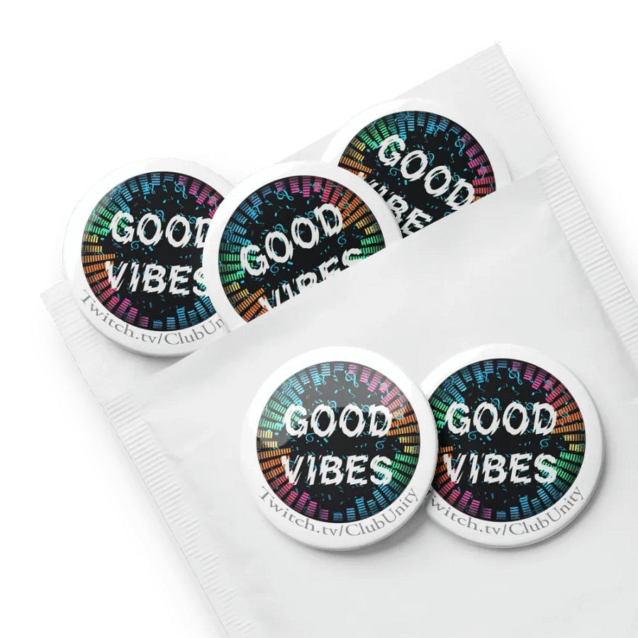 GOOD VIBES - Pin Buttons product image (8)