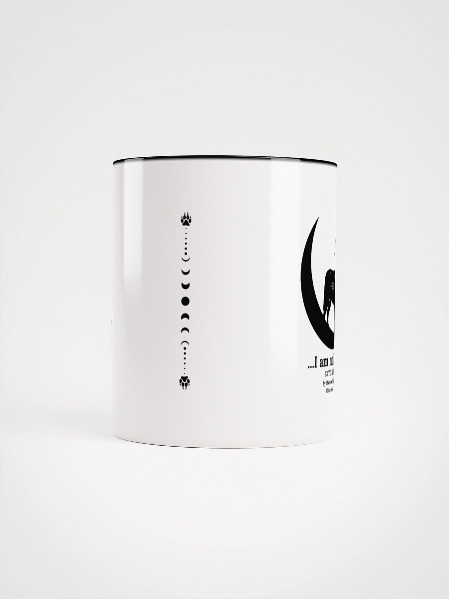 I Am No Lion – Wolf and Moon Mug – 13 TO LIFE Mug with Accent Color Interior and Handle product image (65)