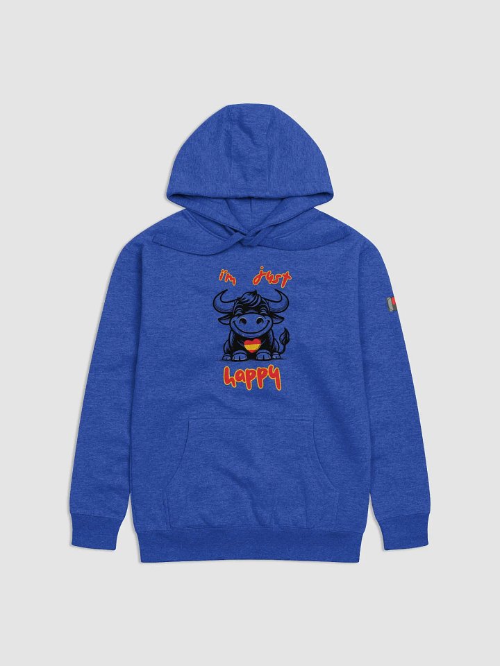 Happy Hearted Bull Unisex Hoodie product image (9)