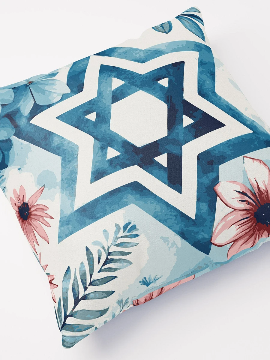 Floral Star of David Throw Pillow product image (5)