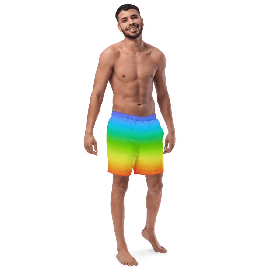 Rainbow Swim Trunks product image (3)