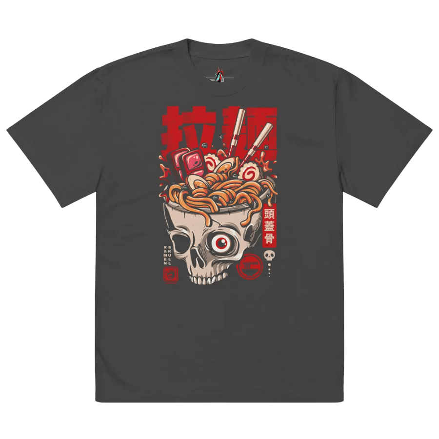 Skull Ramen Noodles - Oversized Tee product image (4)