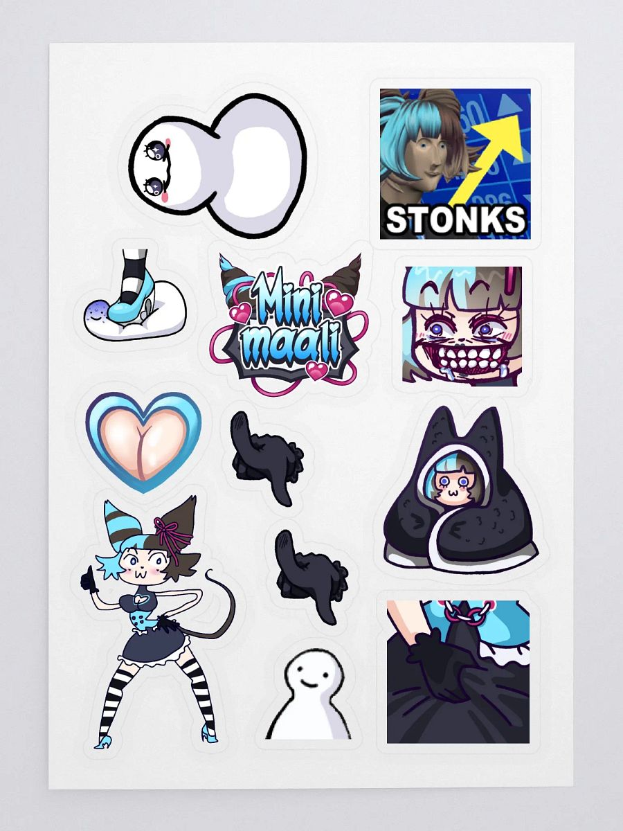 Mini Meme sticker sheet product image (3)
