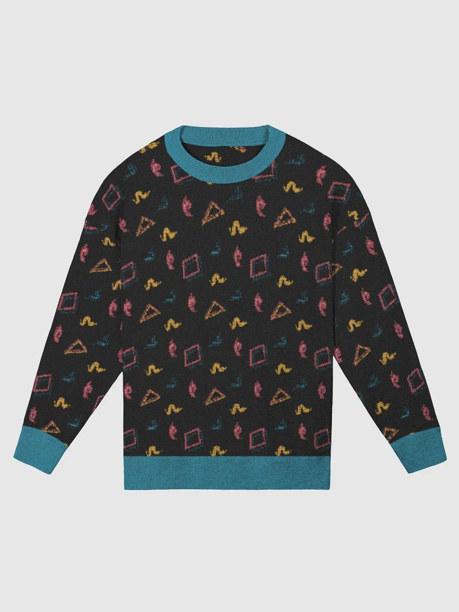 Oh Worm black relaxed fit sweater product image (5)
