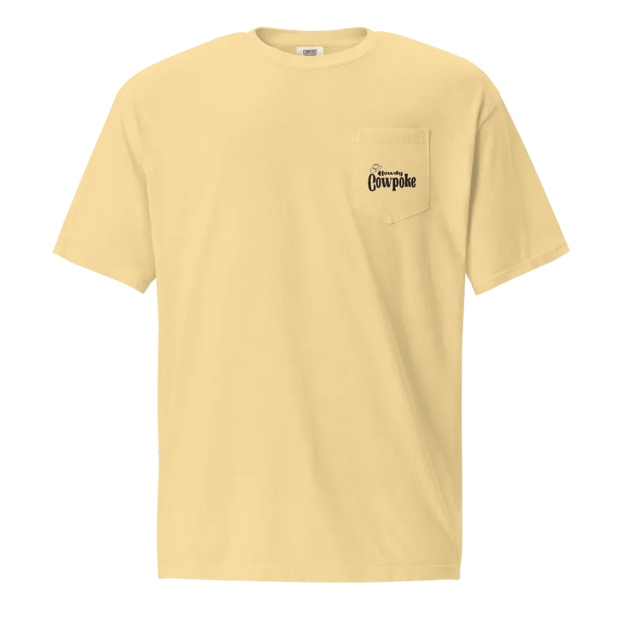 Howdy Cowpoke Pocket Tee product image (1)