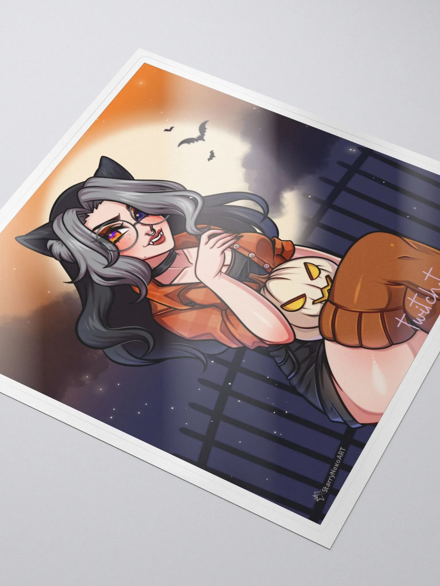 JaesCafe Halloween Babe Spooky BG Sticker! product image (3)