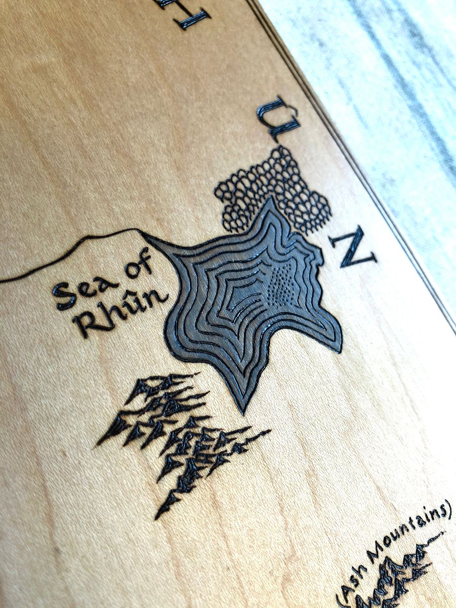 Middle Earth Map - 12" x 18" product image (6)